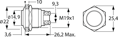 PAV19ANFW0N GREATECS Pushbutton Switches Image 2