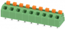 PCB terminal, 9 pole, pitch 5 mm, AWG 24-16, 16 A, spring-clamp connection, green, 1862482