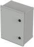 Wall enclosure, (H x W x D) 400 x 300 x 200 mm, IP66, polyester, light gray, 42143200