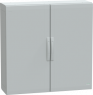 Control cabinet, (H x W x D) 1000 x 1000 x 320 mm, IP65, polyester, light gray, NSYPLA10103G