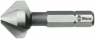 3-nut taper countersink bit, M3, 1/4" bit, 31 mm, spiral length 20 mm, steel, DIN 335-C, 05104630001