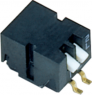 DIP switche, Off-On, 2 pole, angled, 100 mA/6 VDC, CHP-020B