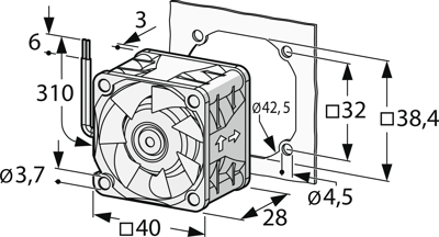 422JN ebm-papst Axial Fans Image 2