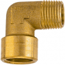 Elbow, inside/outside, G/R 1, SW 30, blank brass