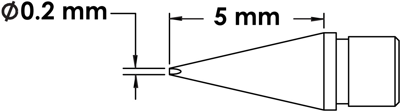 MFTC-6CH5002 METCAL Soldering tips, desoldering tips and hot air nozzles Image 3