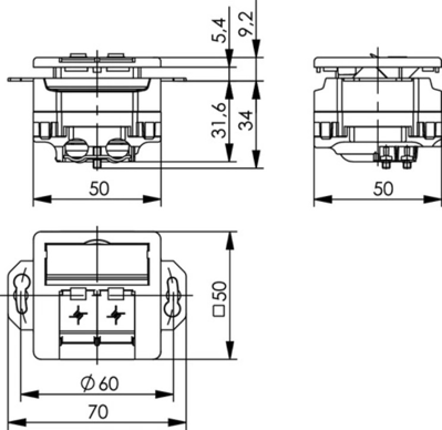 100022957 Telegärtner Accessories for Network Connectors Image 2