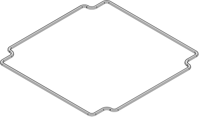 1554QGASKET Hammond Accessories for Enclosures