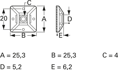 10554AA00AS fastpoint Cable Holders Image 2