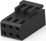 Socket housing, 6 pole, pitch 2.54 mm, straight, black, 926476-3