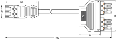 771-5001/296-000 WAGO Pre-assembled Connector Systems Image 3