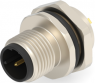 Circular connector, 2 pole, solder cup, straight, T4132512021-000