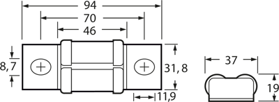 100FEE Bussmann Micro Fuses Image 2