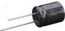 Electrolytic capacitor, 10 µF, 50 V (DC), ±20 %, radial, pitch 2 mm, Ø 5 mm