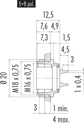 09 0474 99 08 binder Other Circular Connectors Image 2