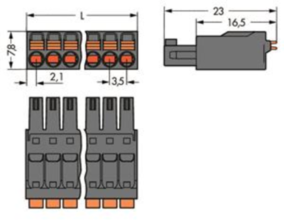 714-110/000-047 WAGO Connecting Blocks Image 2