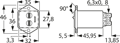 FN9264-10-06 Schaffner Interference suppression filter Image 2