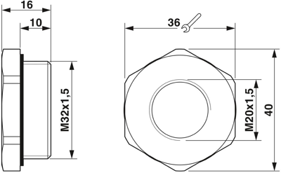 1410725 Phoenix Contact Cable Glands Image 2