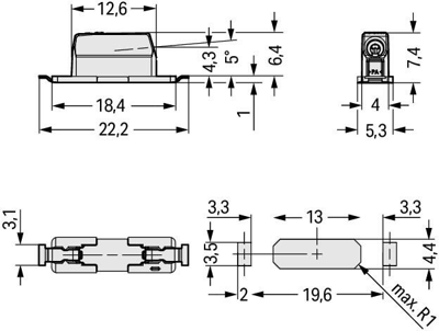 2070-461/998-406 WAGO PCB Terminal Blocks Image 3