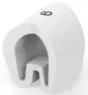 PVC cable maker, imprint "6", (L) 4.5 mm, max. bundle Ø 2 mm, white, EC4989-000