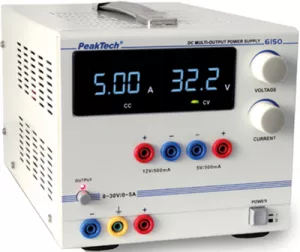 P 6150 PeakTech Bench Power Supplies and Loads