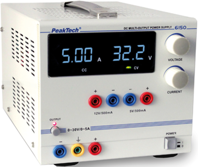 P 6150 PeakTech Bench Power Supplies and Loads