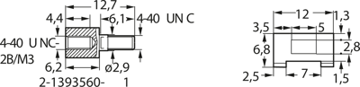 2-1393560-1 AMP Accessories for D-Sub, USB and Computer Connectors