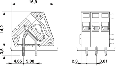 1704978 Phoenix Contact PCB Terminal Blocks Image 3