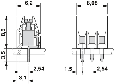 1725669 Phoenix Contact PCB Terminal Blocks Image 2