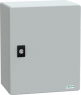 Control cabinet, (H x W x D) 308 x 255 x 160 mm, IP66, polyester, light gray, NSYPLM3025PG