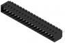 Pin header, 19 pole, pitch 3.5 mm, straight, black, 1842480000