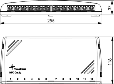 100006998 Telegärtner Connectin Modules, Patch Distributors Image 2