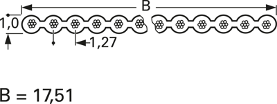 FBL 14P AWG28 IEC Ribbon Cables Image 2