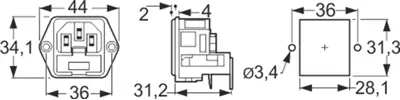 PF0030/PC BULGIN Device Connectors Image 2