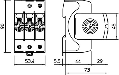 5093524 OBO Bettermann Overvoltage Protection Image 2