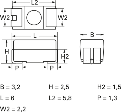 B45196E6155K309 Kemet Tantalum Capacitors Image 2