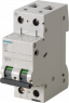 Circuit breaker, 2 pole, C Curve, 1 A, DIN rail