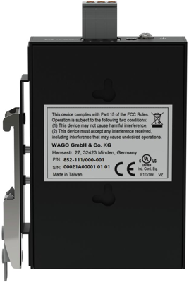 852-111/000-001 WAGO ETHERNET switches Image 2