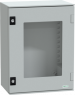 Control cabinet, (H x W x D) 430 x 330 x 200 mm, IP66, polyester, light gray, NSYPLM43TG