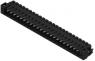 Pin header, 23 pole, pitch 3.5 mm, straight, black, 1842750000