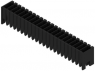 Pin header, 22 pole, pitch 3.5 mm, straight, black, 1290510000