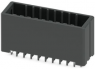 Pin header, 18 pole, pitch 3.81 mm, straight, black, 1340627