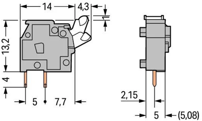 255-743/999-950 WAGO PCB Terminal Blocks Image 2