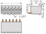 Socket header, 5 pole, pitch 5 mm, straight, light gray, 2092-1175/200-000