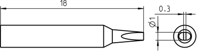 RTM 010 S Weller Soldering tips, desoldering tips and hot air nozzles Image 3