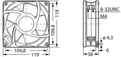 4606 N ebm-papst Axial Fans Image 2