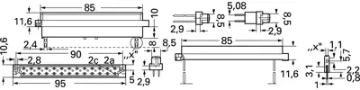 09042326823 Harting DIN PCB Connectors Image 2