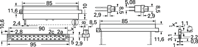 09042326821 Harting DIN PCB Connectors Image 2