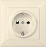 German schuko-style socket, white, 16 A/250 V, Germany, IP20, 5UB1581