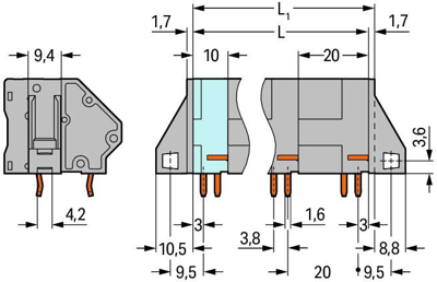 745-652/006-000 WAGO PCB Terminal Blocks Image 2