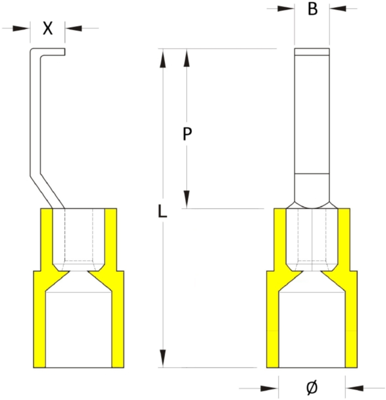 1312470000 Weidmüller Cable Lugs